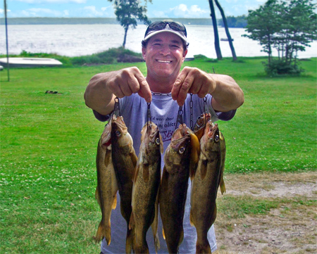 Sherman's Resort places you in great walleye territory.  Walleye fishing on South Manistique Lake is a sought after past time that all ages will definitely enjoy.