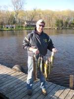Jim Staleys Group up fishing walleye opener May 2011